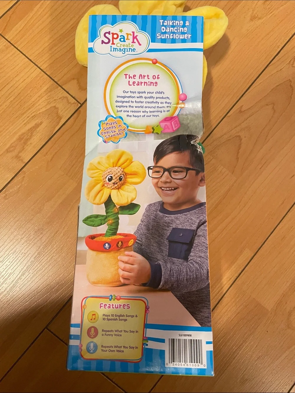 Yellow Talking Sunflower Plush